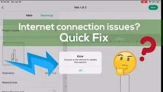 How to fix cricut connect to internet error