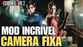 RESIDENT EVIL 2 REMAKE COM CAMERA FIXA E CONTROLE TANQUE - MOD NOSTÁLGICO