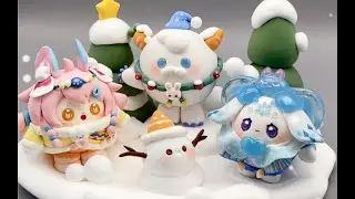 ⛄️❄️蛋仔派对冬日冰雪世界！[⛄️❄️Eggman Party Winter Ice and Snow World!] #黏土教程 #claytutorial