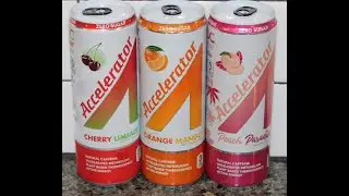 A_SHOC Accelerator Energy: Cherry Limeade, Orange Mango & Peach Paradise Review