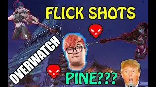 I Tried to be PINE || Overwatch WIDOW INSANE FLICKSHOTS