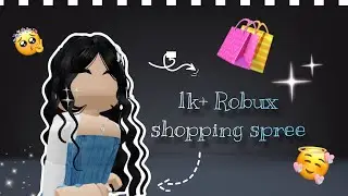 1k Robux Shopping Spree!! 🛍️ [Part 1] #roblox #shoppingspree