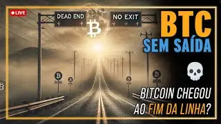 😲 BITCOIN CHEGOU AO FIM DA LINHA? 🔴  ANÁLISE AO VIVO DO BTC