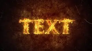 How to make burning logo or chromekey