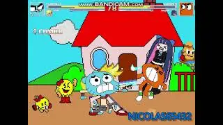 Nicolas65432 Mugen: Gumball & Panty Vs Darwin & Stocking