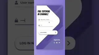 login page #shorts #html #css #web