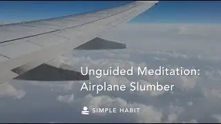 Airplane Slumber | Relaxing Sounds for Sleep, Focus, Study, or Meditation | 1 Hour