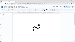 How to Insert the Tilde Operator with Rising Dots in Google Docs