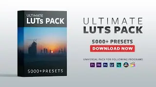Ultimate LUTS PACK - How to Use Luts in Adobe Premiere Pro
