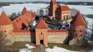 Trakų pilis Lietuva🇱🇹. Trakai castle Lithuania