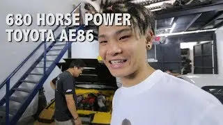 680HP TOYOTA AE86!