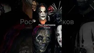 Рост участников Slipknot 