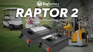 The Next-Gen 36V & 72V RAPTOR 2 | Tier 1 LiFePO4 Batteries from BigBattery