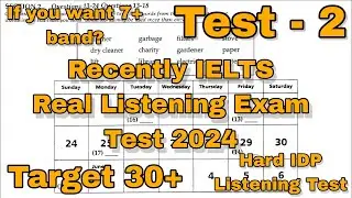 22 June, 29 June 2024 IELTS Listening Test with Answers | Hard IELTS Listening Test 2024 | IDP + BC