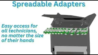 PEACOC® Spreadable Adapters: The most reliable optical connection access you can get - hands down!