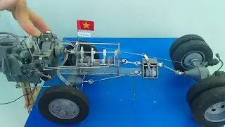 Homemade Gearbox, Engine Model from  PVC | Vang Hà