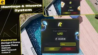 FiveM Marriage & Divorce Script | Live Surname Selection | Discord Webhooks | ESX/QB/QBox