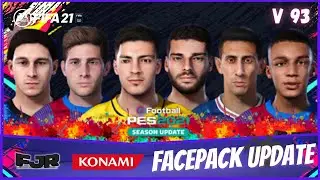 PES 2021 - UPDATE FACE V93 | SIDER VERSION & CPK VERSION