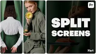 Multiscreen Transitions – 3 Split-Screen – Premiere Pro Template | Tutorial