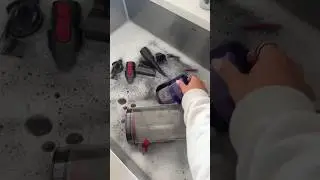 dyson deep clean 🧼 #asmr #cleaning