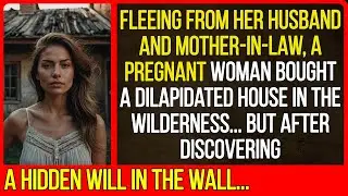 Fleeing from her husband and mother-in-law, a pregnant woman bought a dilapidated house in...