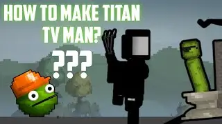 HOW TO MAKE SKIBIDI TOILET TITAN TV MAN | MELON PLAYGROUND