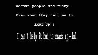 German Shut Up