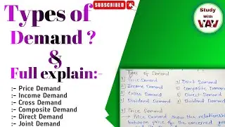 What is Types Of Demand || In Business Economics || Full Explain|| In Hindi ||