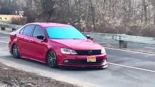 2016 JETTA 1.8T SLAMMED CATBACK EXHAUST (AEM AIR INTAKE)
