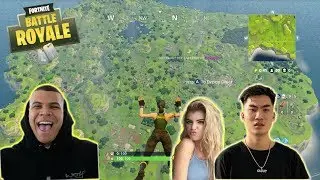 PLAYING FORTNITE WITH ALISSA VIOLET & RICEGUM'S FRIEND!