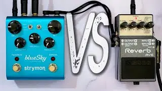 BOSS RV-6 Reverb VS STRYMON blueSky Reverberator // Comparison [NO TALK / ONLY TONES]