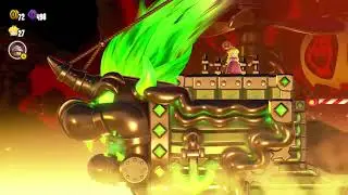 Super Mario Wonder, Pull, turn, burn, Deep magma bog flying battleship, Hot-hot hot!, Magma palace