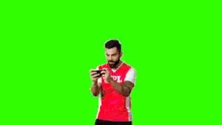 Virat Kohli Playing Games In Mobile and Celebrating || Ipl Special || Green Screen Tutorial || 