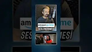 Seslendirmesini yaptığım Amazon Prime reklamının mikrofon arkası
