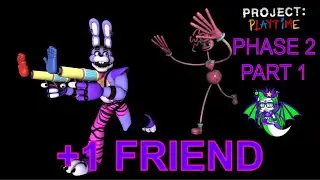 Project Playtime Phase 2 Intro & Glamrock Bonnie plays Project Playtime Phase 2 Part 1