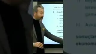 Benim Hocamda nah çeken hoca soruyu salliyarak çözüyor