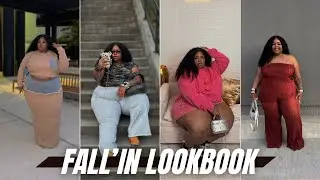 FALL'IN LOOKBOOK | 6+ Outfit Ideas For End Of Summer | Plus Size Fashion | Styling! | Daquana White