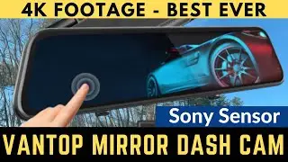 VanTop H612T Mirror Dash cam review and install | Best Mirror dash cam for Car