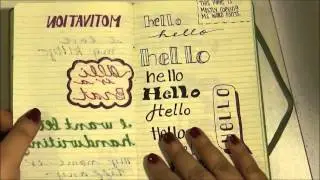 Lettering Journal ║ Handwriting Practice ║ Tiffany Lovering