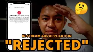 😢 Rejected In-Stream ads Monetization Application! 😥 