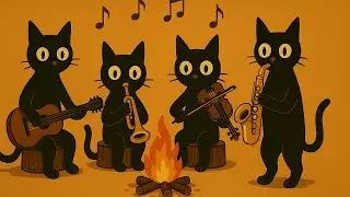 Black Cats’ Bonfire Swing Show: Deep Bass Jazz with Retro Charm
