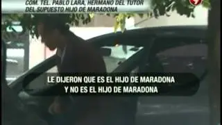 El hijo no reconocido de Maradona