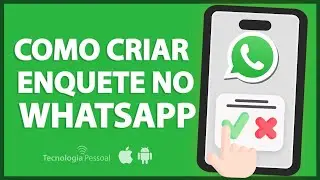 APRENDA COMO CRIAR UMA ENQUETE NO WHATSAPP - PASSO A PASSO!