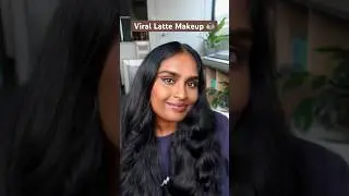 VIRAL LATTE MAKEUP FOR BROWN SKIN ☕️ #shorts #short #browngirl #browngirlmakeup #dusky #duskyskin