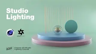 Cinema 4D Studio Lighting (Octane Render) Tutorial