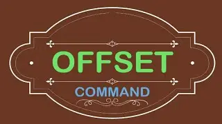 🔥How to use OFFSET🔥Multiple Offset! Offset command in autocad.🔥How to use Offset with simple example