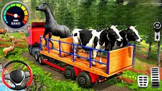 Real Farm Animals Cargo Transport Truck Simulator 3D : Android GamePlay