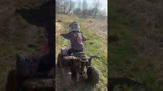 Taotao 110cc atv 4 year old daughter