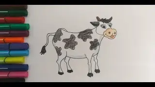 Sigir rasmini chizish 🐄 | Oson rasm chizish