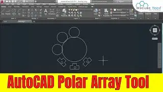 Polar Array Tool | How to use Polar Array Command in AutoCAD? | AutoCAD Array Command